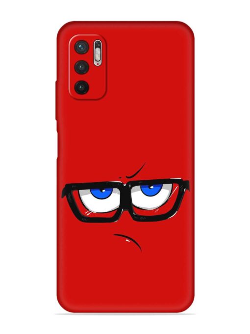 Rad Angry Face Embossed Soft Silicone Case for Xiaomi Redmi Note 10T (5G)