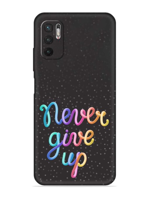 Colorful Stylized Rainbow Embossed Soft Silicone Case for Xiaomi Redmi Note 10T (5G)