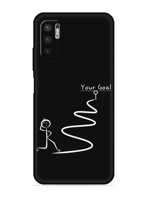 Your Goal Embossed Soft Silicone Case for Xiaomi Redmi Note 10T (5G) Zapvi