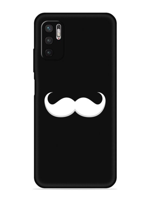 Mustache Vector Embossed Soft Silicone Case for Xiaomi Redmi Note 10T (5G)