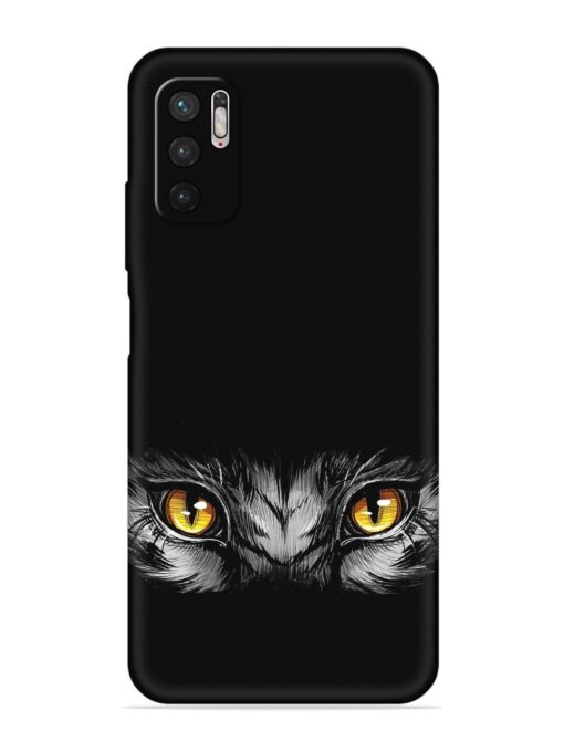 Scary Eye Embossed Soft Silicone Case for Xiaomi Redmi Note 10T (5G)