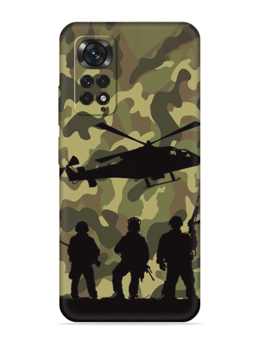 Army Heros Embossed Soft Silicone Case for Xiaomi Redmi Note 11