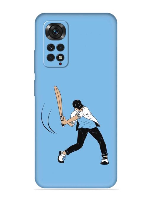 Cricket Gully Boy Embossed Soft Silicone Case for Xiaomi Redmi Note 11 Zapvi