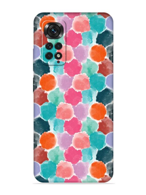 Colorful Seamless Pattern Embossed Soft Silicone Case for Xiaomi Redmi Note 11