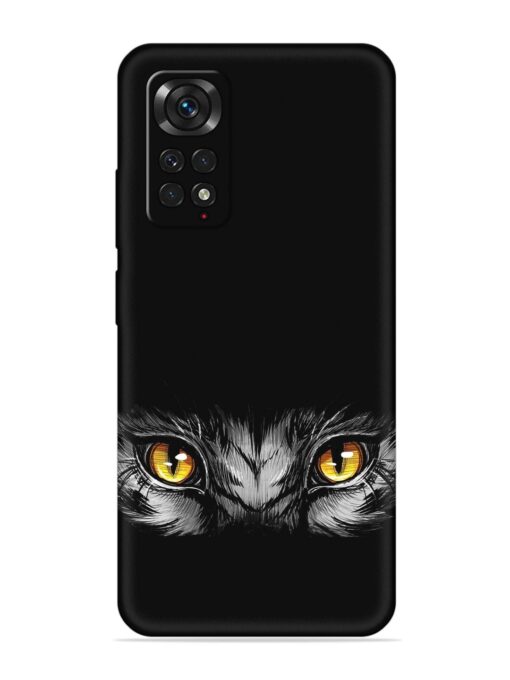 Scary Eye Embossed Soft Silicone Case for Xiaomi Redmi Note 11