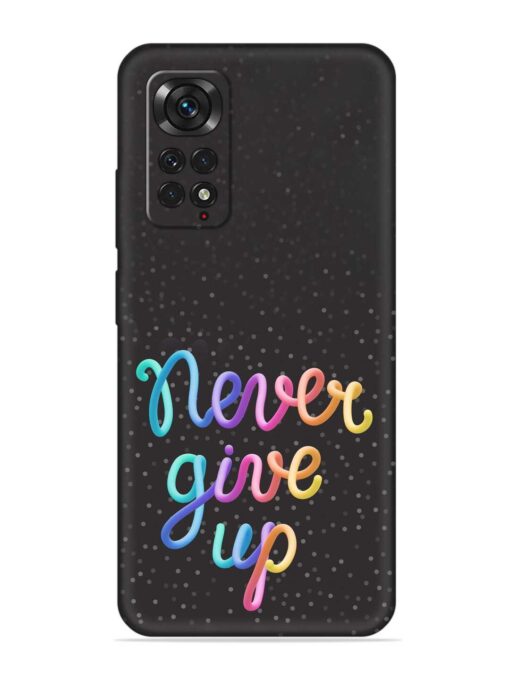 Colorful Stylized Rainbow Embossed Soft Silicone Case for Xiaomi Redmi Note 11 Pro (4G) Zapvi