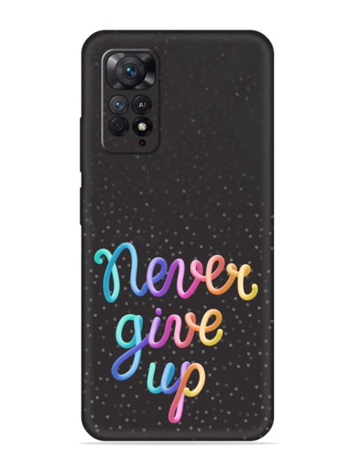 Colorful Stylized Rainbow Embossed Soft Silicone Case for Xiaomi Redmi Note 11 Pro (5G) Zapvi