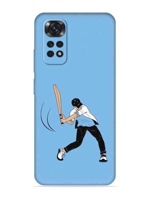 Cricket Gully Boy Embossed Soft Silicone Case for Xiaomi Redmi Note 11S Zapvi