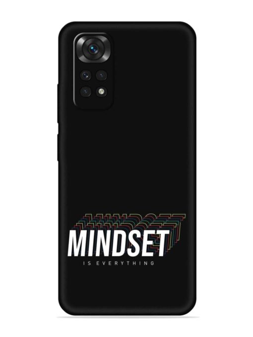 Mindset Everything Slogan Embossed Soft Silicone Case for Xiaomi Redmi Note 11S Zapvi