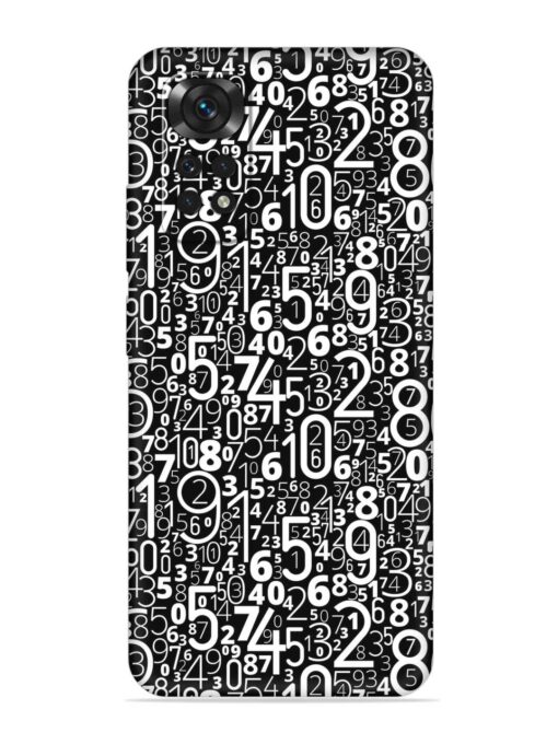 Many Numbers Different Embossed Soft Silicone Case for Xiaomi Redmi Note 11S Zapvi