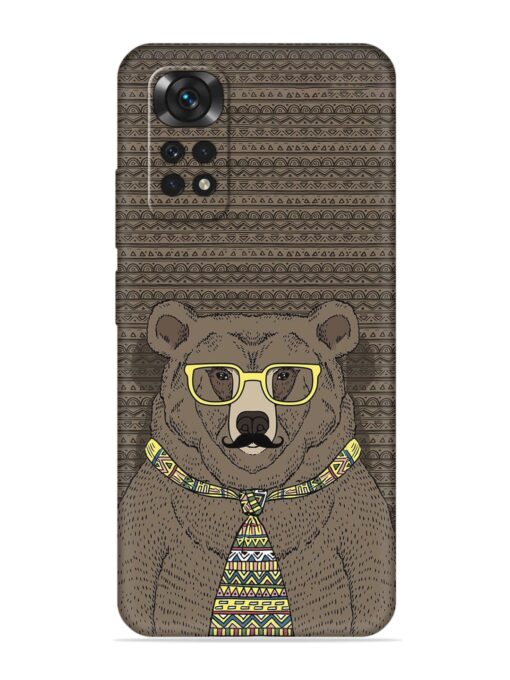 Grizzly Bear Embossed Soft Silicone Case for Xiaomi Redmi Note 11S