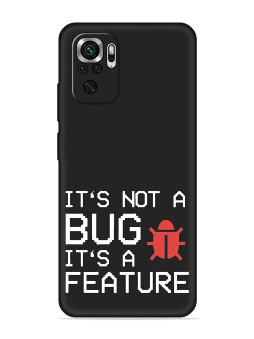 Not Bug Feature Embossed Soft Silicone Case for Xiaomi Redmi Note 11 Se