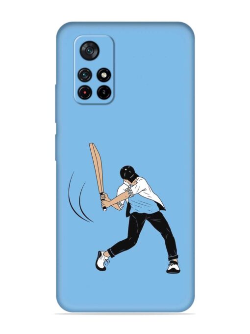 Cricket Gully Boy Embossed Soft Silicone Case for Xiaomi Redmi Note 11T (5G)