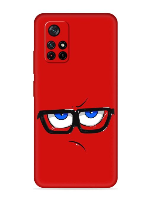 Rad Angry Face Embossed Soft Silicone Case for Xiaomi Redmi Note 11T (5G)