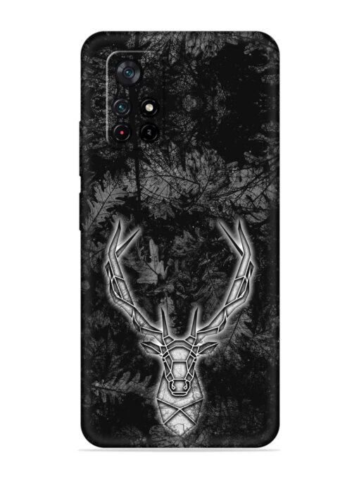 Ancient Deer Embossed Soft Silicone Case for Xiaomi Redmi Note 11T (5G)