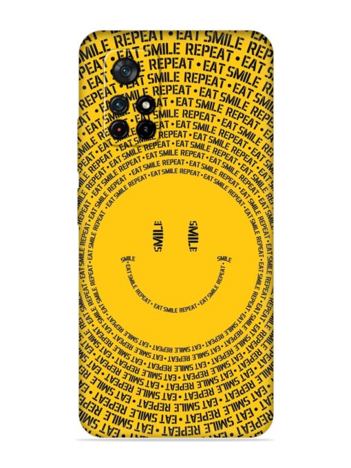 Smiley Embossed Soft Silicone Case for Xiaomi Redmi Note 11T (5G)