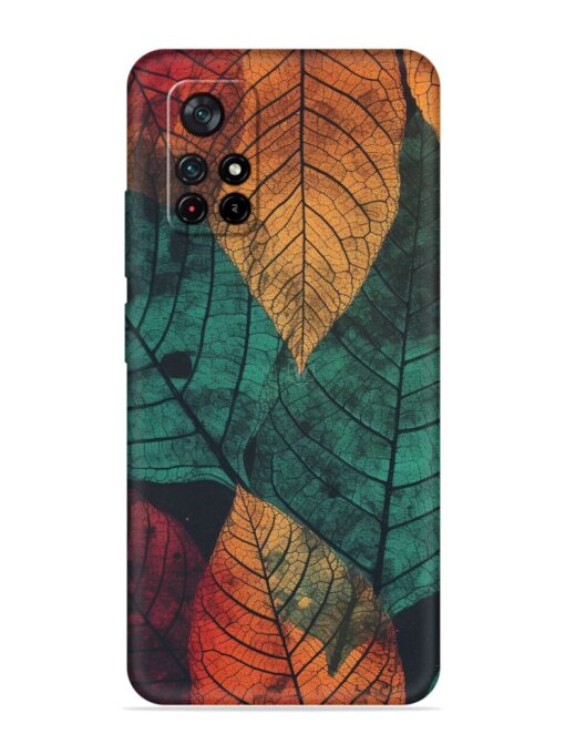 Leaves Artwork Embossed Soft Silicone Case for Xiaomi Redmi Note 11T (5G) Zapvi