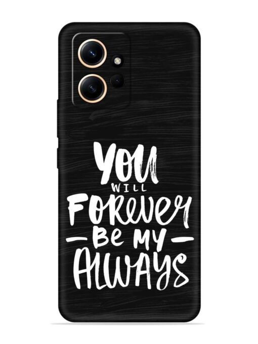 You Will Forever Embossed Soft Silicone Case for Xiaomi Redmi Note 12 (4G)