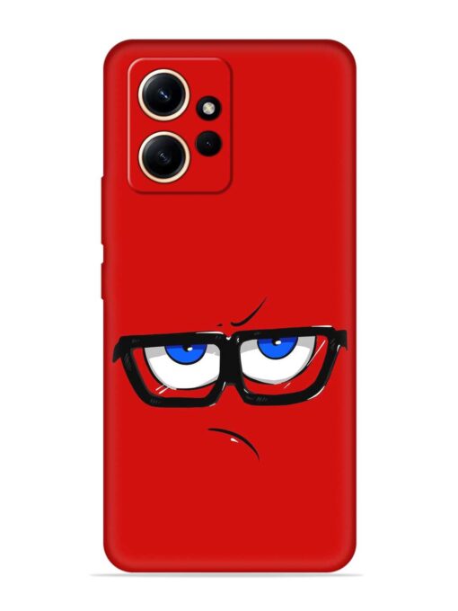 Rad Angry Face Embossed Soft Silicone Case for Xiaomi Redmi Note 12 (4G)