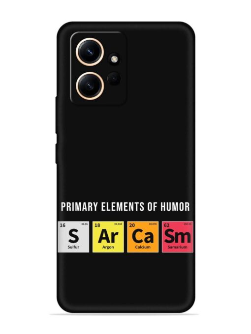 Primary Elements Humor Embossed Soft Silicone Case for Xiaomi Redmi Note 12 (4G)