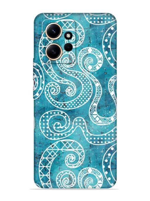 Vintage Curved Seamless Embossed Soft Silicone Case for Xiaomi Redmi Note 12 (4G) Zapvi