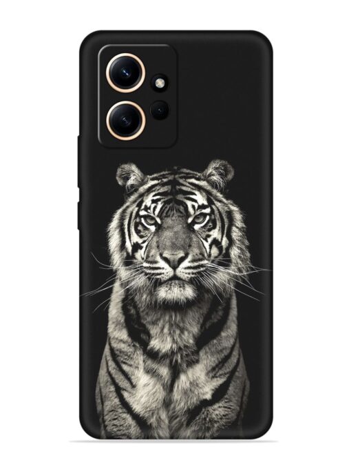 Tiger Art Embossed Soft Silicone Case for Xiaomi Redmi Note 12 (4G)