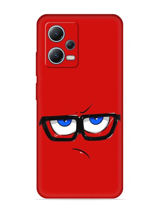 Rad Angry Face Embossed Soft Silicone Case for Xiaomi Redmi Note 12 (5G) Zapvi