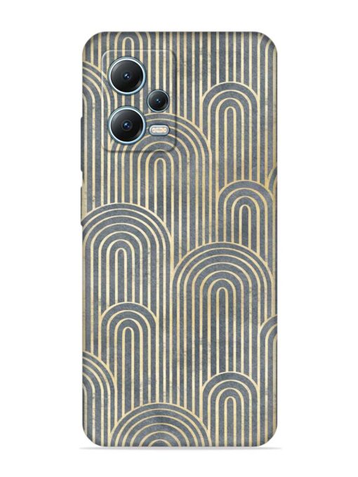 Art Deco Style Embossed Soft Silicone Case for Xiaomi Redmi Note 12 (5G) Zapvi