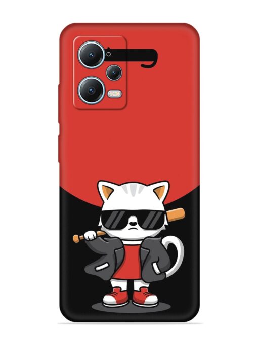 Cool Little Bear Cartoon Embossed Soft Silicone Case for Xiaomi Redmi Note 12 Pro (5G) Zapvi