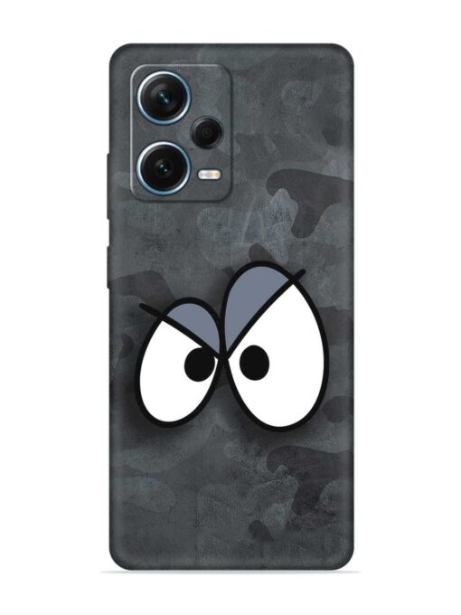 Big Eyes Night Mode Embossed Soft Silicone Case for Xiaomi Redmi Note 12 Pro Plus (5G)