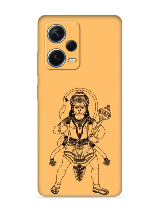 Indian God Hanuman Embossed Soft Silicone Case for Xiaomi Redmi Note 12 Pro Plus (5G)