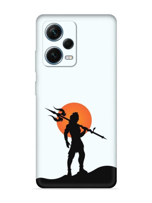 Lord Mahadev Trendy Embossed Soft Silicone Case for Xiaomi Redmi Note 12 Pro Plus (5G) Zapvi