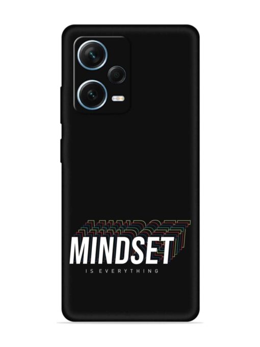 Mindset Everything Slogan Embossed Soft Silicone Case for Xiaomi Redmi Note 12 Pro Plus (5G)