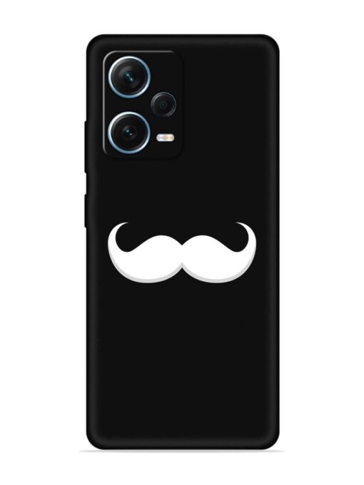 Mustache Vector Embossed Soft Silicone Case for Xiaomi Redmi Note 12 Pro Plus (5G) Zapvi