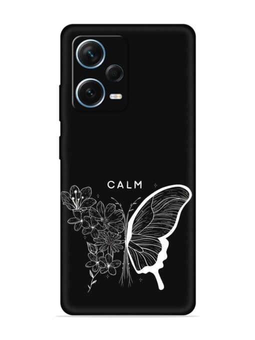 Calm Embossed Soft Silicone Case for Xiaomi Redmi Note 12 Pro Plus (5G) Zapvi