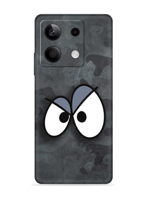 Big Eyes Night Mode Embossed Soft Silicone Case for Xiaomi Redmi Note 13 (5G) Zapvi