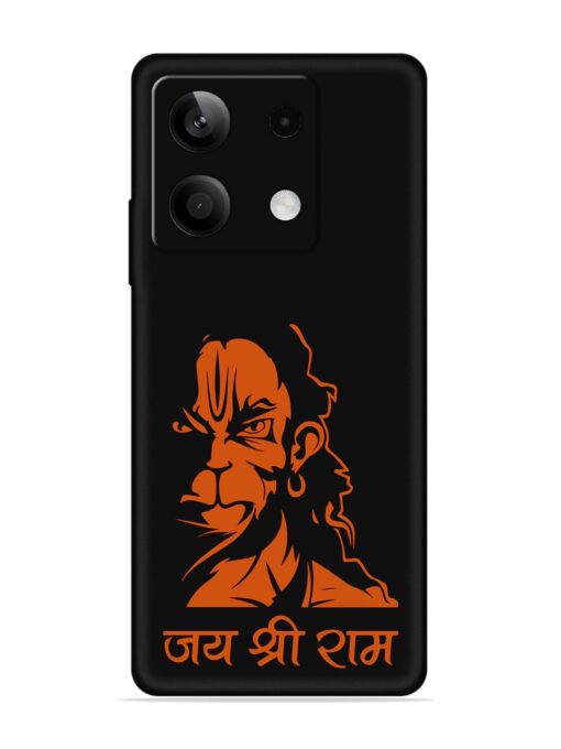 Angry Hanuman Embossed Soft Silicone Case for Xiaomi Redmi Note 13 (5G) Zapvi