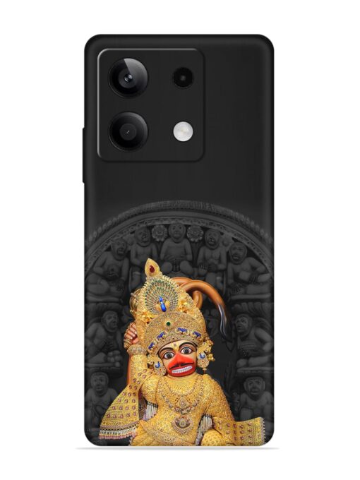 Indian Gold Hanuman Embossed Soft Silicone Case for Xiaomi Redmi Note 13 (5G)