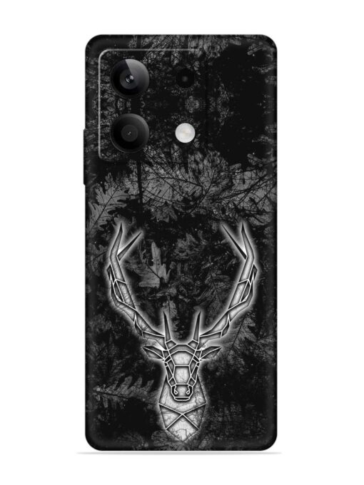 Ancient Deer Embossed Soft Silicone Case for Xiaomi Redmi Note 13 (5G) Zapvi