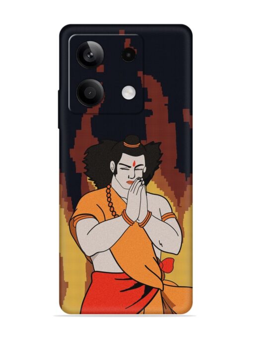 Shree Ram Vector Embossed Soft Silicone Case for Xiaomi Redmi Note 13 (5G) Zapvi