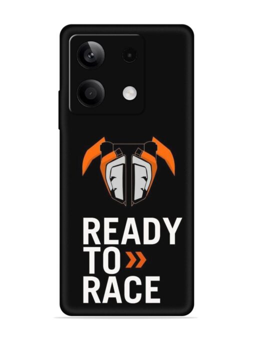 Ready To Race Embossed Soft Silicone Case for Xiaomi Redmi Note 13 (5G) Zapvi