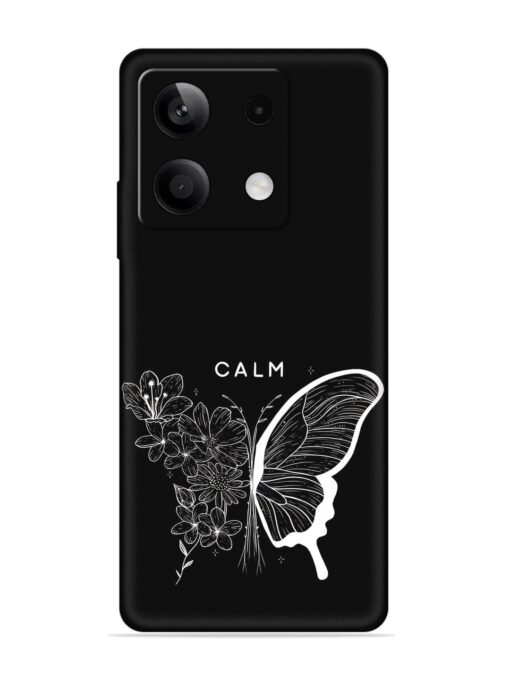 Calm Embossed Soft Silicone Case for Xiaomi Redmi Note 13 (5G) Zapvi