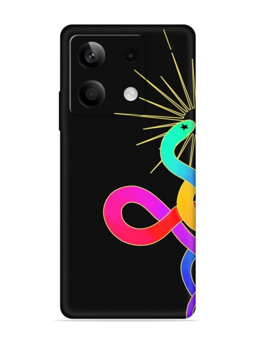 Art Geometric Abstraction Embossed Soft Silicone Case for Xiaomi Redmi Note 13 (5G) Zapvi