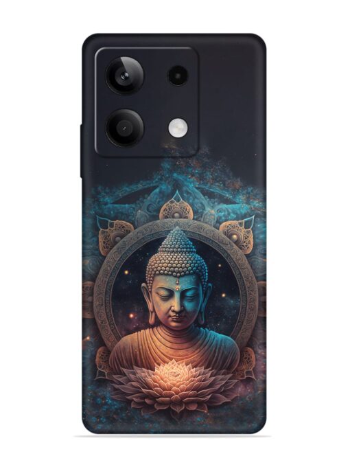 Gautam Buddha Embossed Soft Silicone Case for Xiaomi Redmi Note 13 (5G)