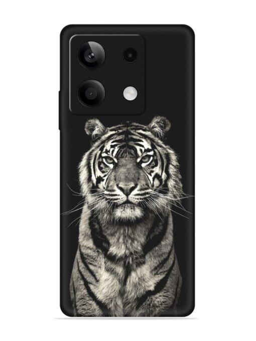 Tiger Art Embossed Soft Silicone Case for Xiaomi Redmi Note 13 (5G)