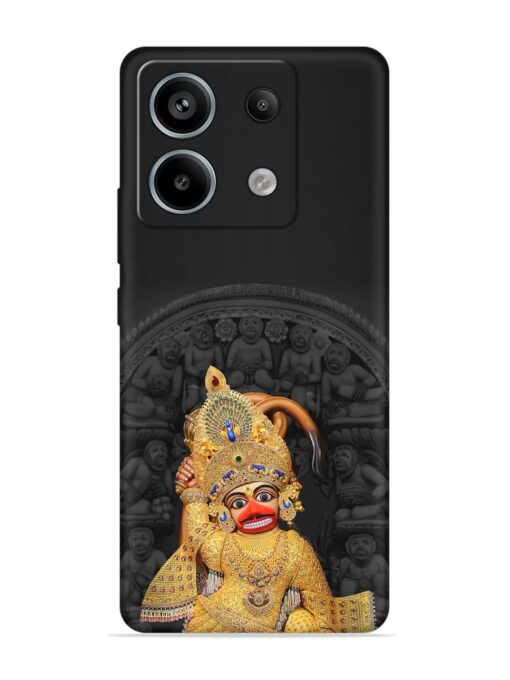 Indian Gold Hanuman Embossed Soft Silicone Case for Xiaomi Redmi Note 13 Pro (5G) Zapvi