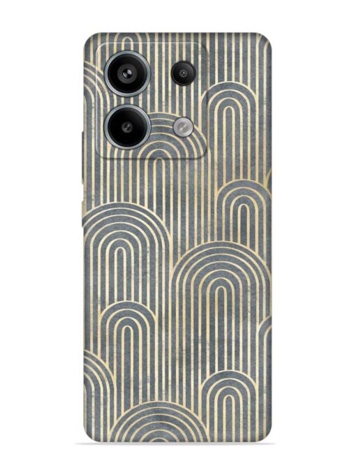 Art Deco Style Embossed Soft Silicone Case for Xiaomi Redmi Note 13 Pro (5G) Zapvi