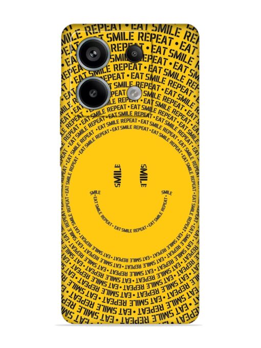 Smiley Embossed Soft Silicone Case for Xiaomi Redmi Note 13 Pro (5G) Zapvi