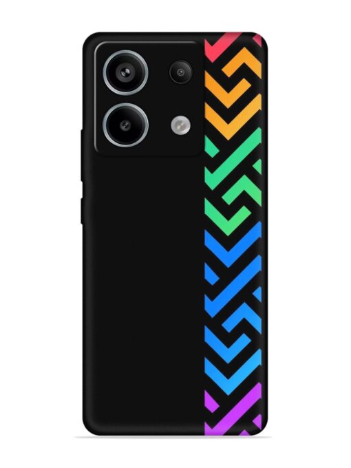 Colorshape Stripes Embossed Soft Silicone Case for Xiaomi Redmi Note 13 Pro (5G) Zapvi