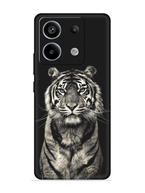 Tiger Art Embossed Soft Silicone Case for Xiaomi Redmi Note 13 Pro (5G) Zapvi